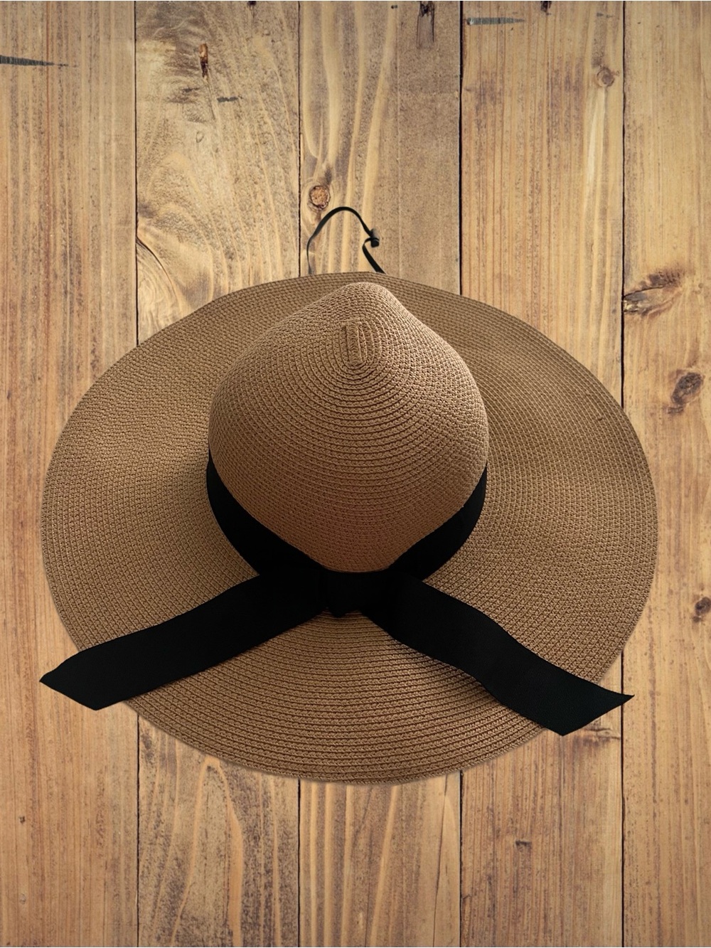 FURTALK Women's wide-brim straw sun hat